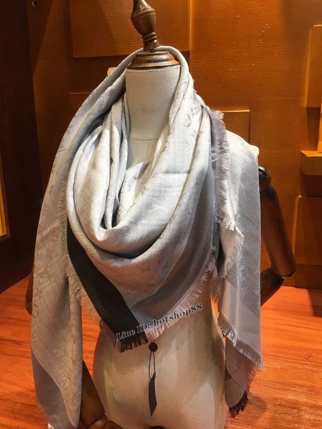 LV專櫃新品路易威登暗紋提花時尚大方巾 mmyj1420